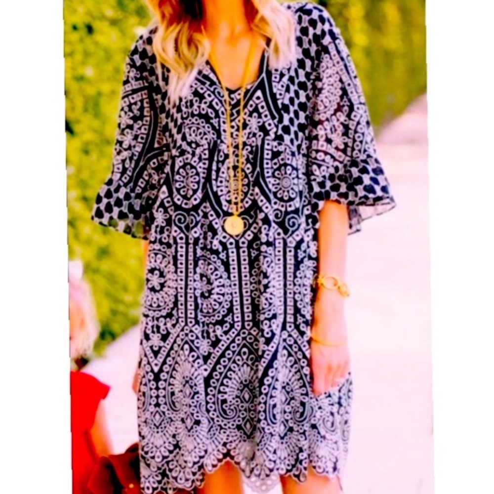 ANTHROPOLOGIE BOHO SWING DRESS BY AKEMi +KIN SZ US 6